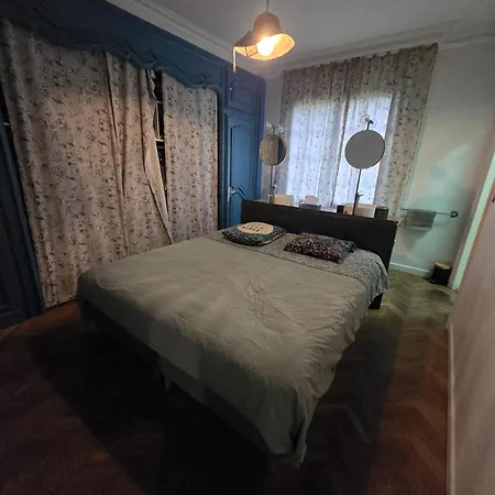 La Maison Bleue Avec Grande Piscine Chauffee